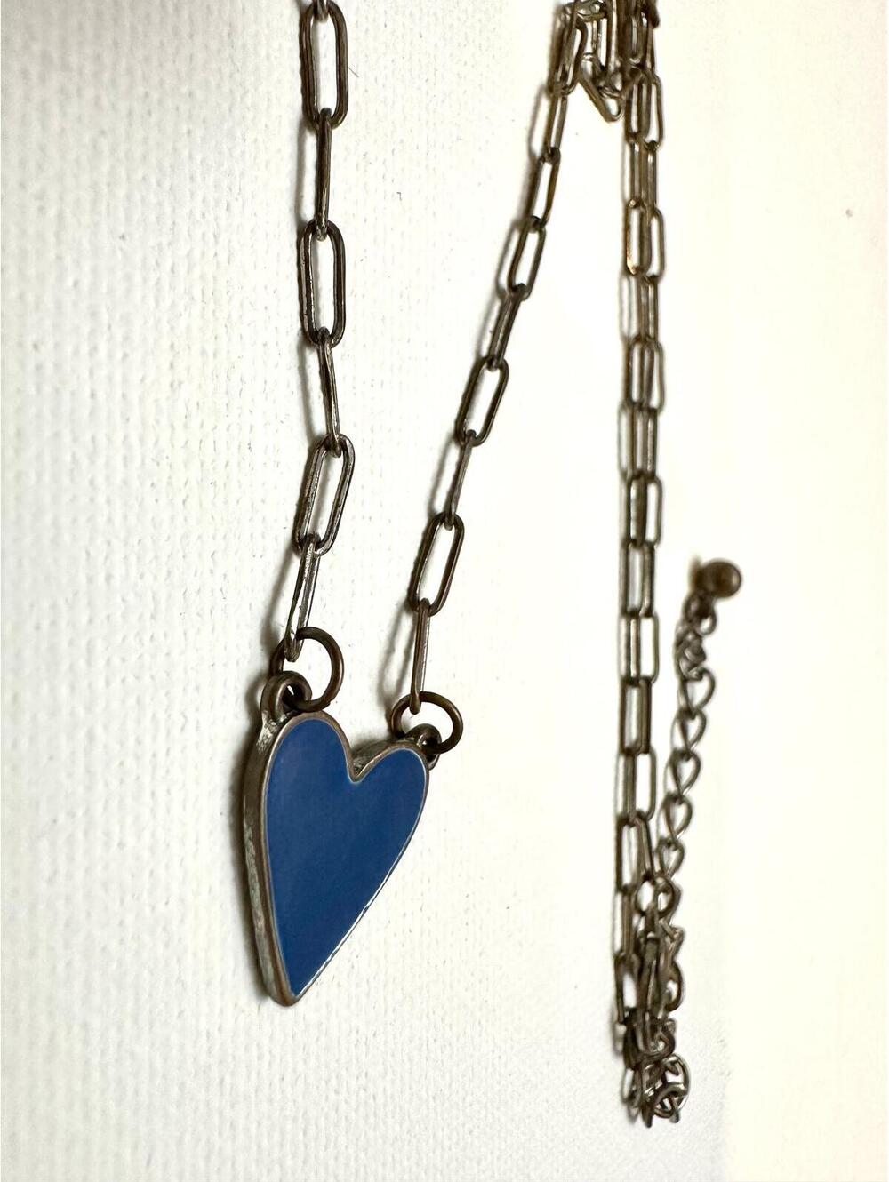 Vintage Set of 3 Silver Tone Pendants Chains - Picture 3 of 7